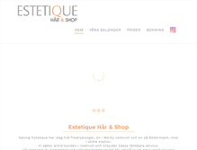 Tablet Screenshot of estetique.se